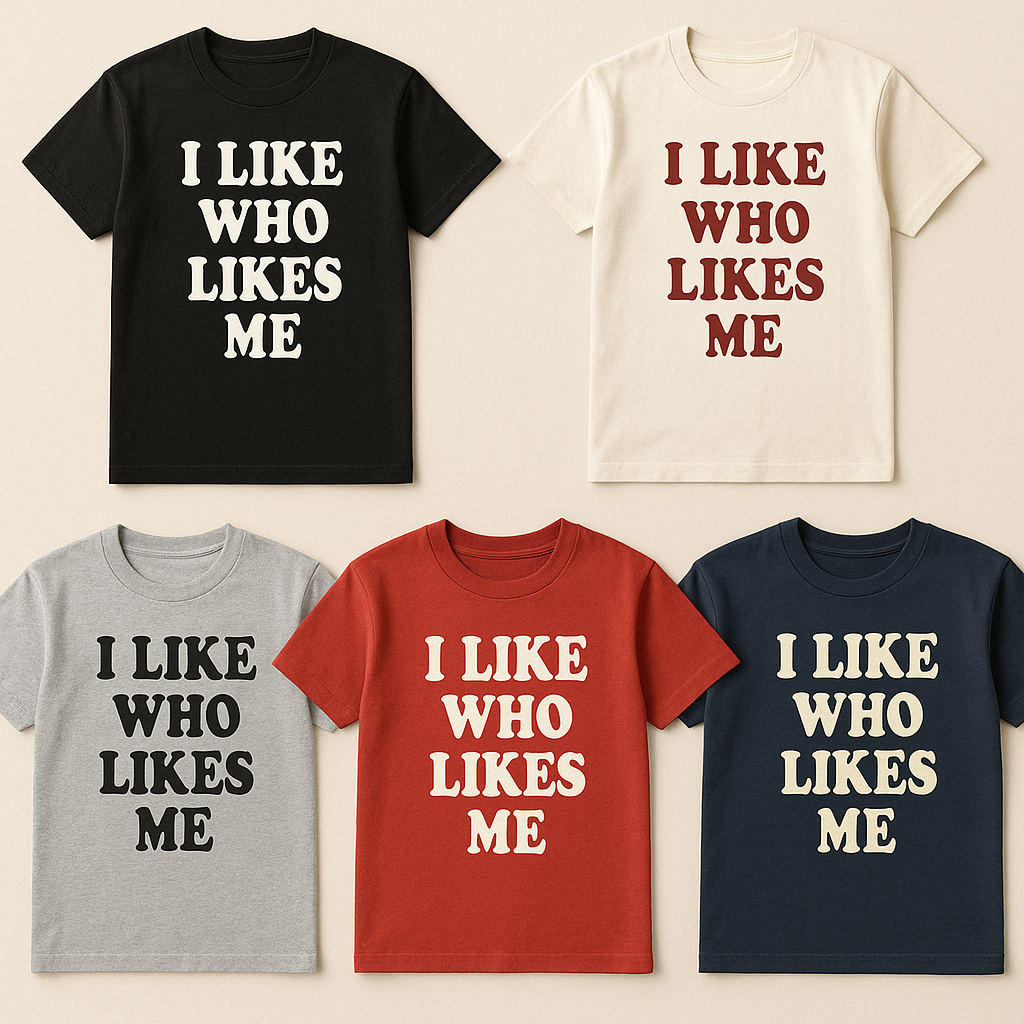 I like who likes me - T shirt