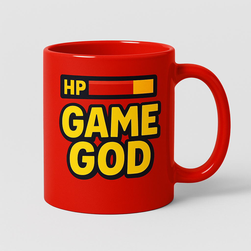 Game God Low Health Mug