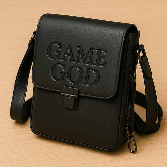Game God leather bag - signature